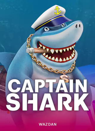 ภาพหน้าปกเกม Captain Shark จากค่าย วาแซดดัน ที่ ถ่ายทอดสด